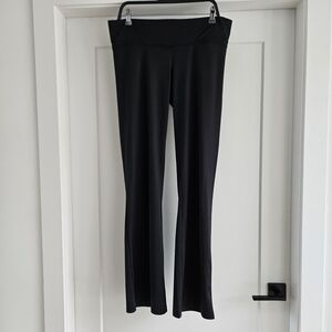 Fig Clothing Sleek Black Stretchy Travel Pants Straight Leg Size XL